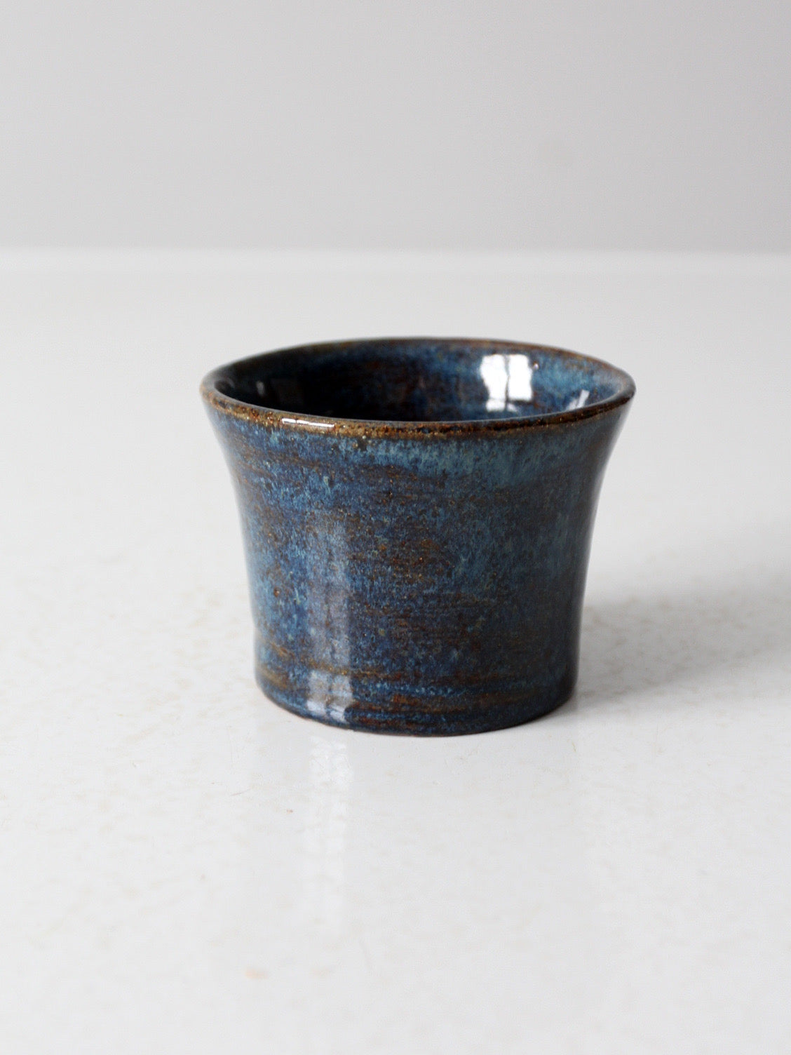 vintage studio pottery tealight candle holder