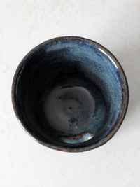 vintage studio pottery tealight candle holder