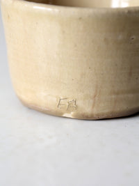 vintage studio pottery bowl