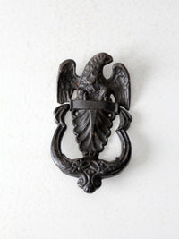 vintage cast iron eagle door knocker