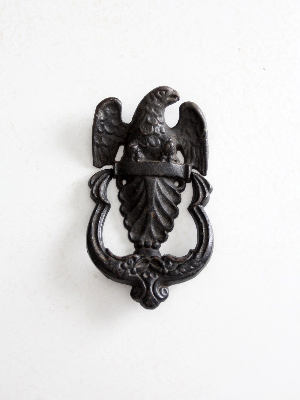 vintage cast iron eagle door knocker
