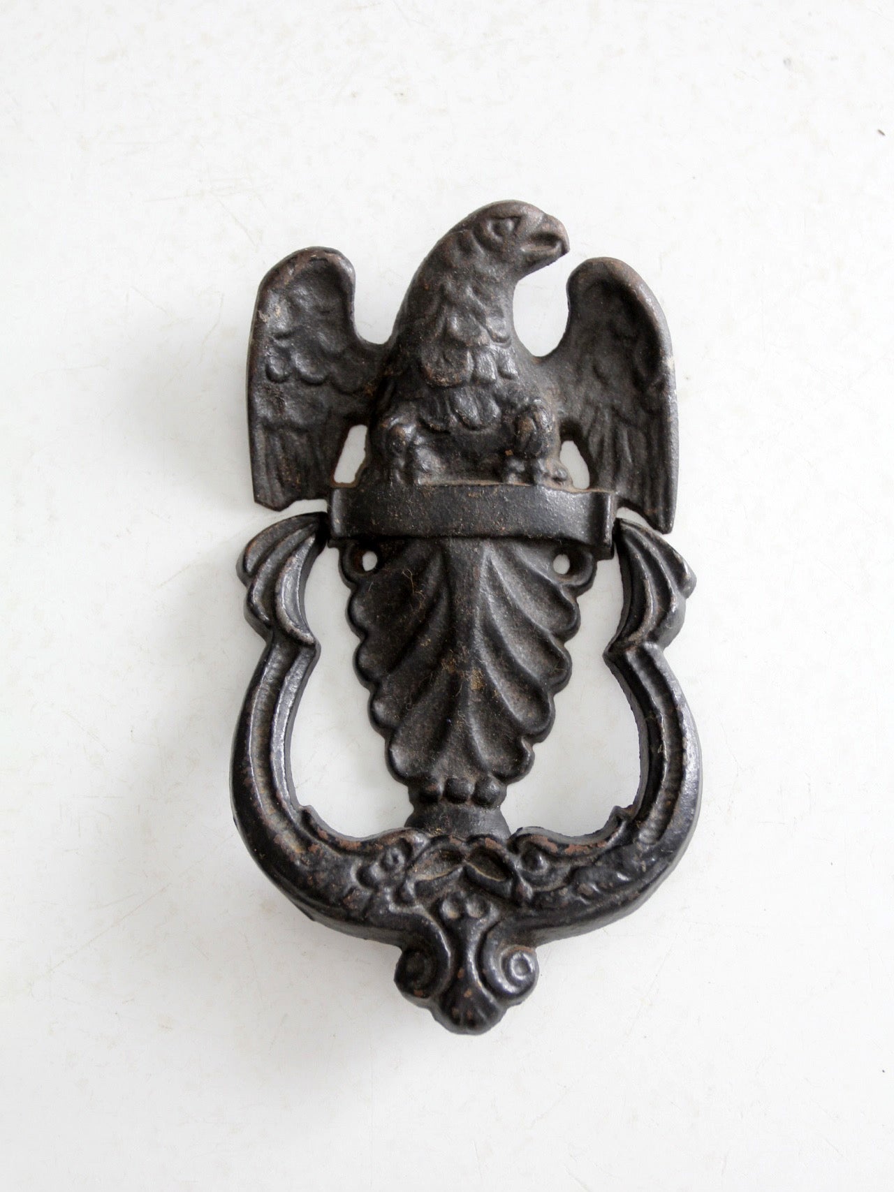 vintage cast iron eagle door knocker