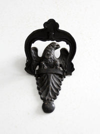 vintage cast iron eagle door knocker