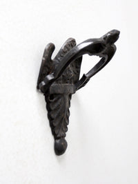 vintage cast iron eagle door knocker