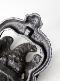 vintage cast iron eagle door knocker