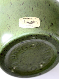 mid-century Haeger pottery vase