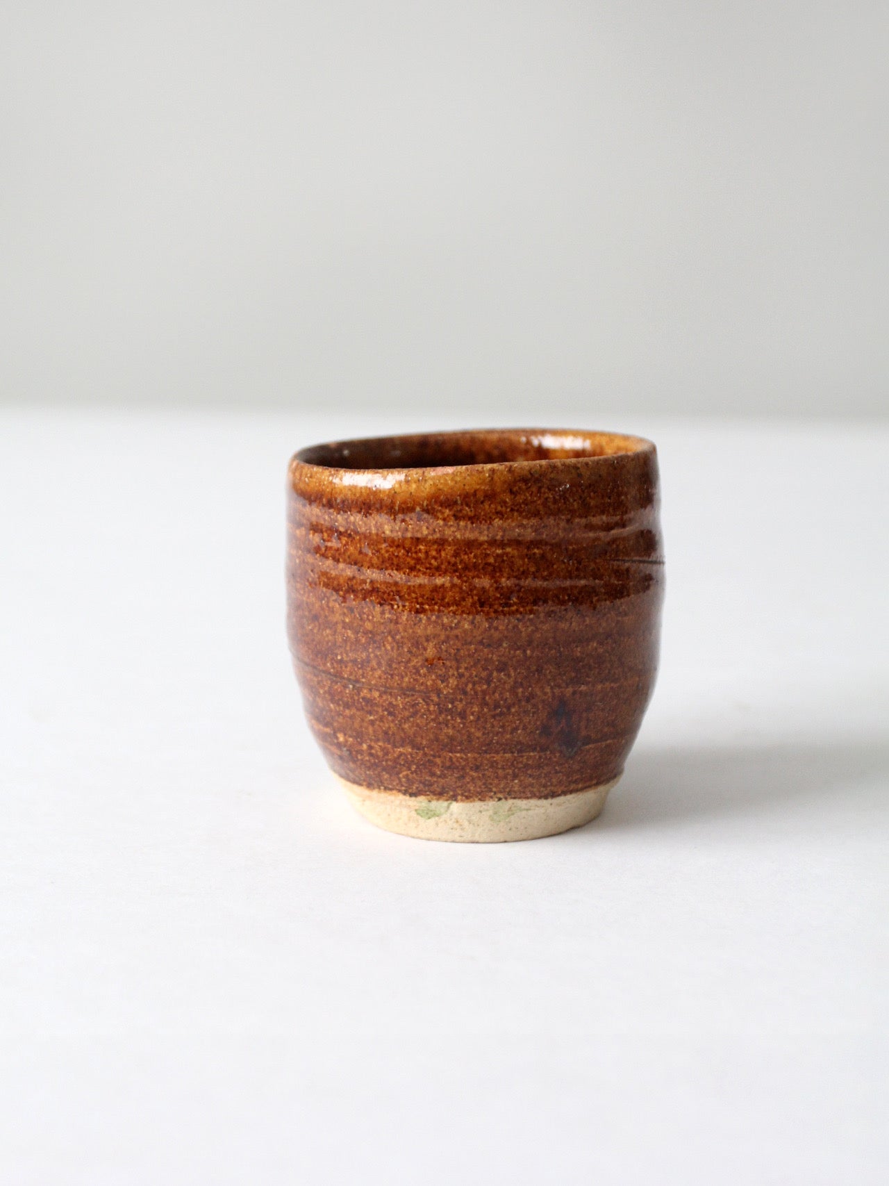 vintage studio pottery cup vase