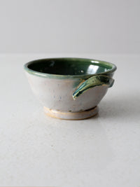 vintage studio pottery colander
