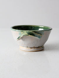 vintage studio pottery colander