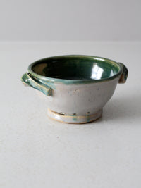 vintage studio pottery colander