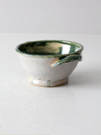 vintage studio pottery colander