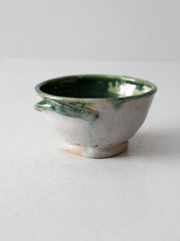 vintage studio pottery colander