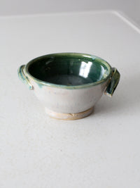 vintage studio pottery colander