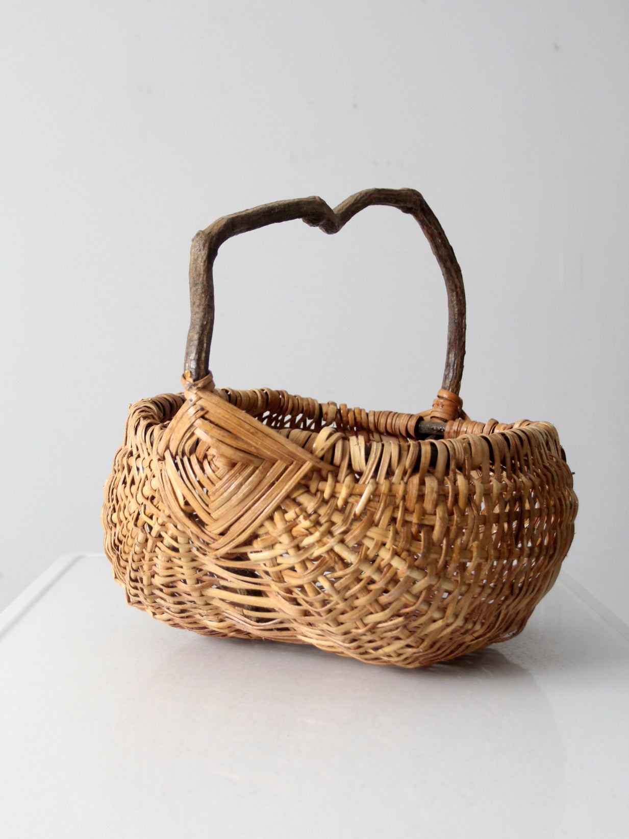 rustic vintage buttocks basket