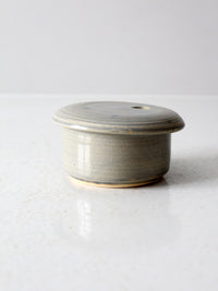 vintage studio pottery jar