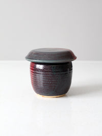 vintage studio pottery jar