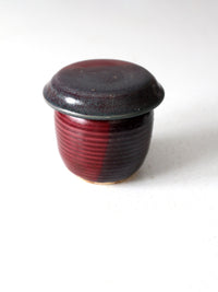 vintage studio pottery jar