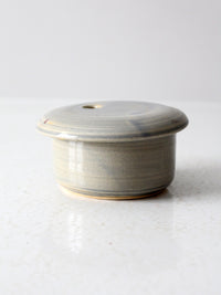 vintage studio pottery jar