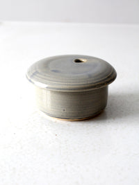 vintage studio pottery jar