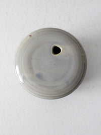 vintage studio pottery jar