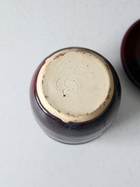 vintage studio pottery jar