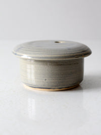 vintage studio pottery jar