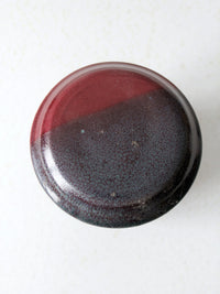 vintage studio pottery jar