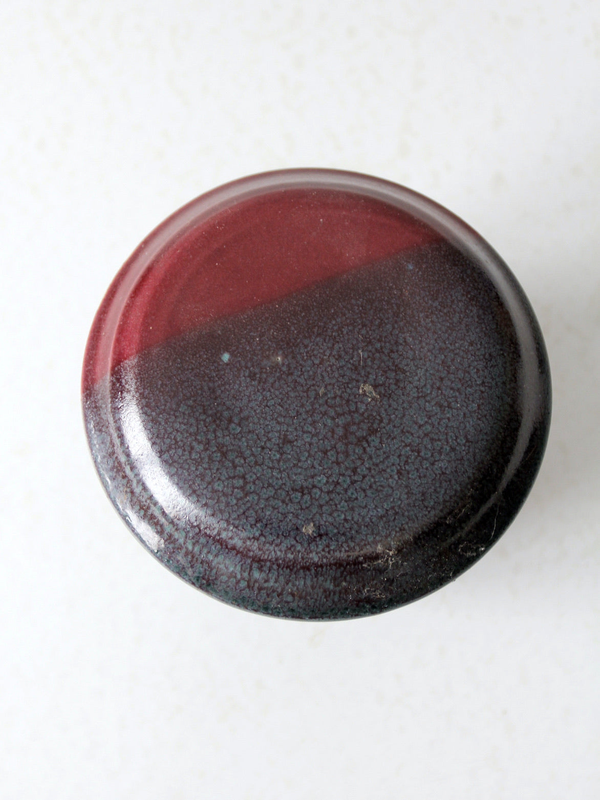 vintage studio pottery jar