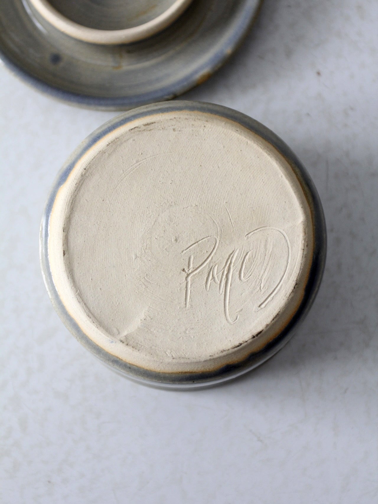 vintage studio pottery jar