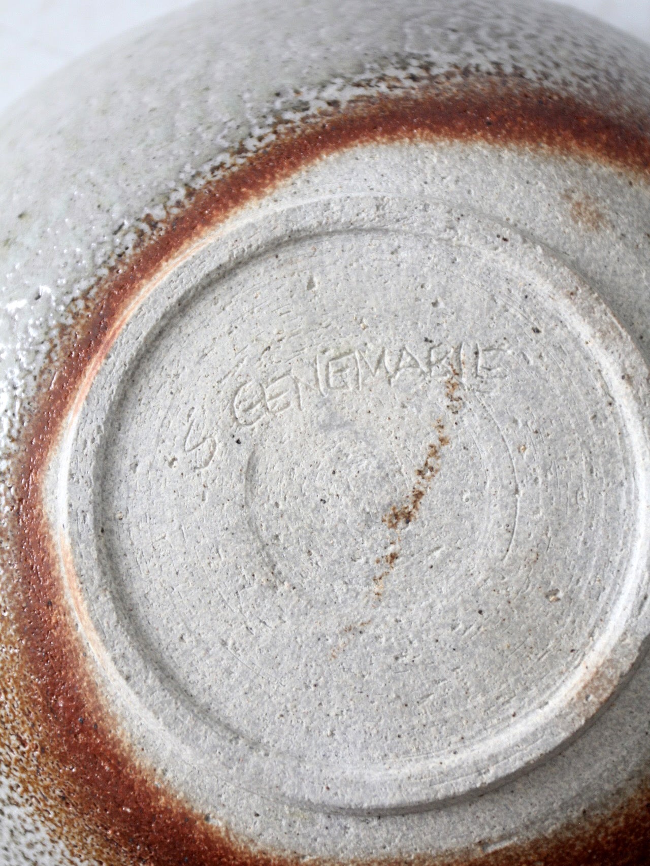 vintage studio pottery bowl