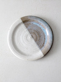 vintage studio pottery plate