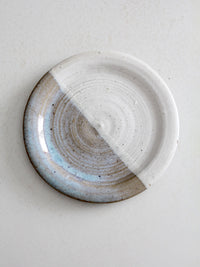 vintage studio pottery plate