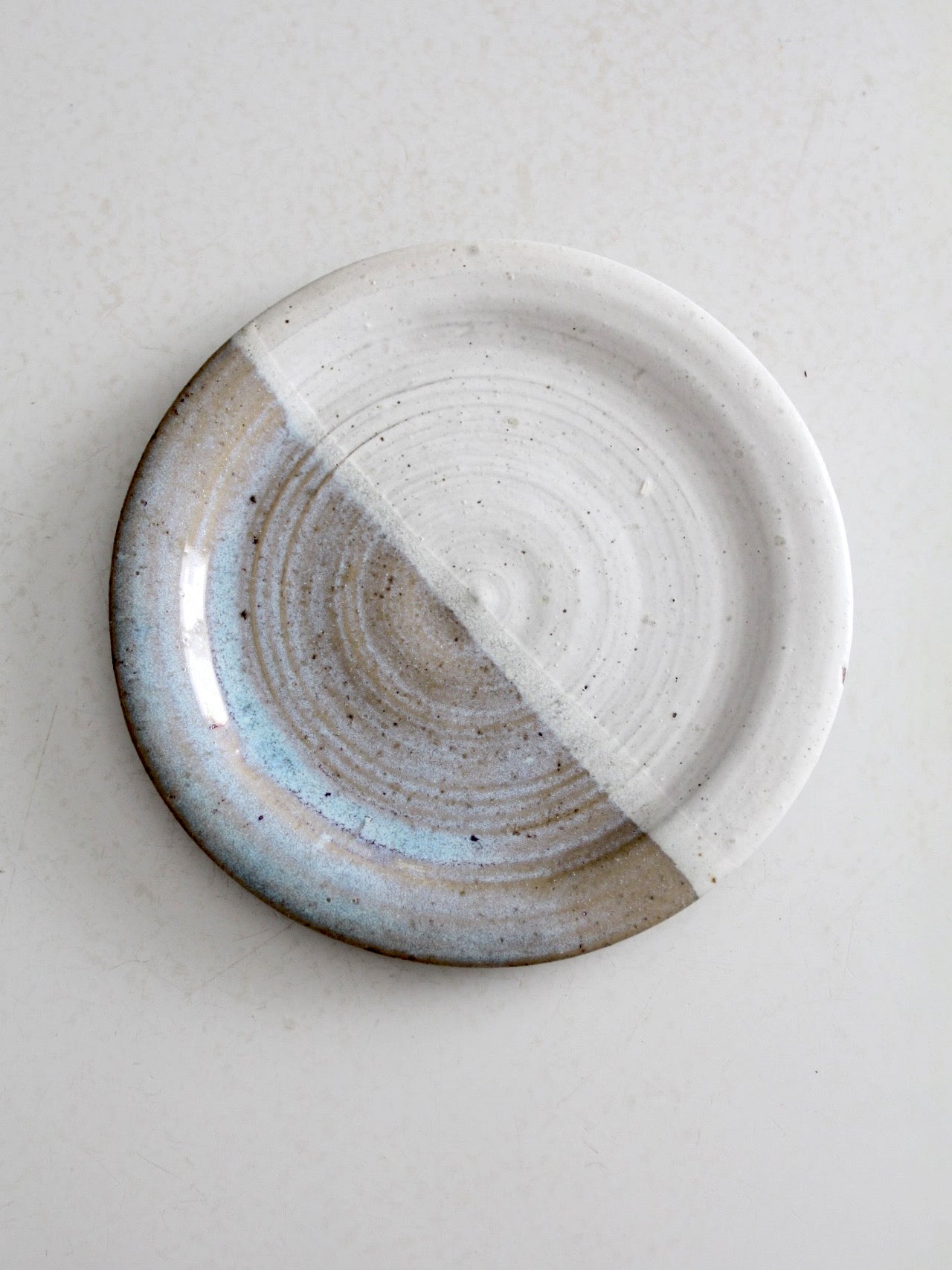 vintage studio pottery plate