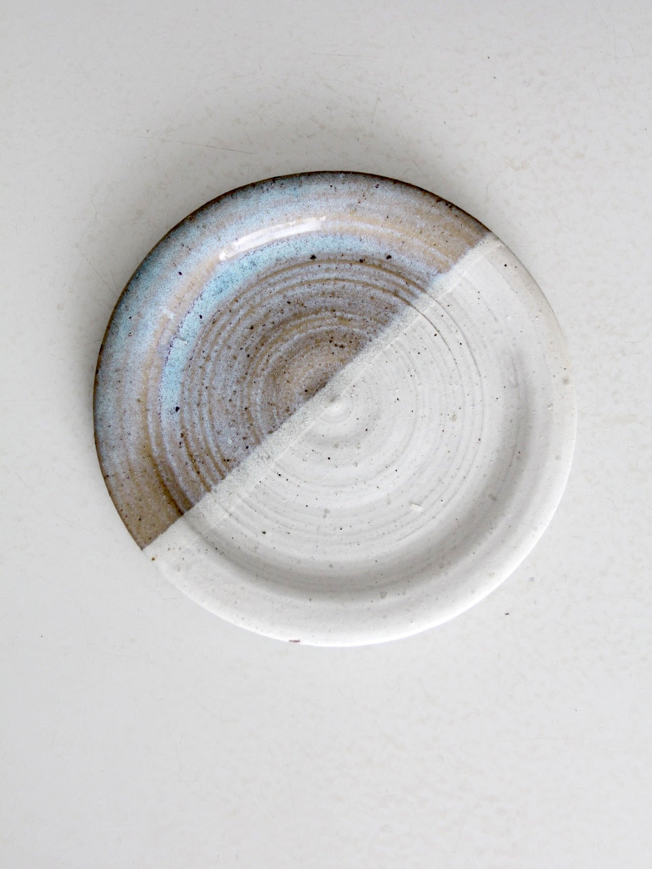 vintage studio pottery plate