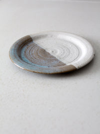 vintage studio pottery plate