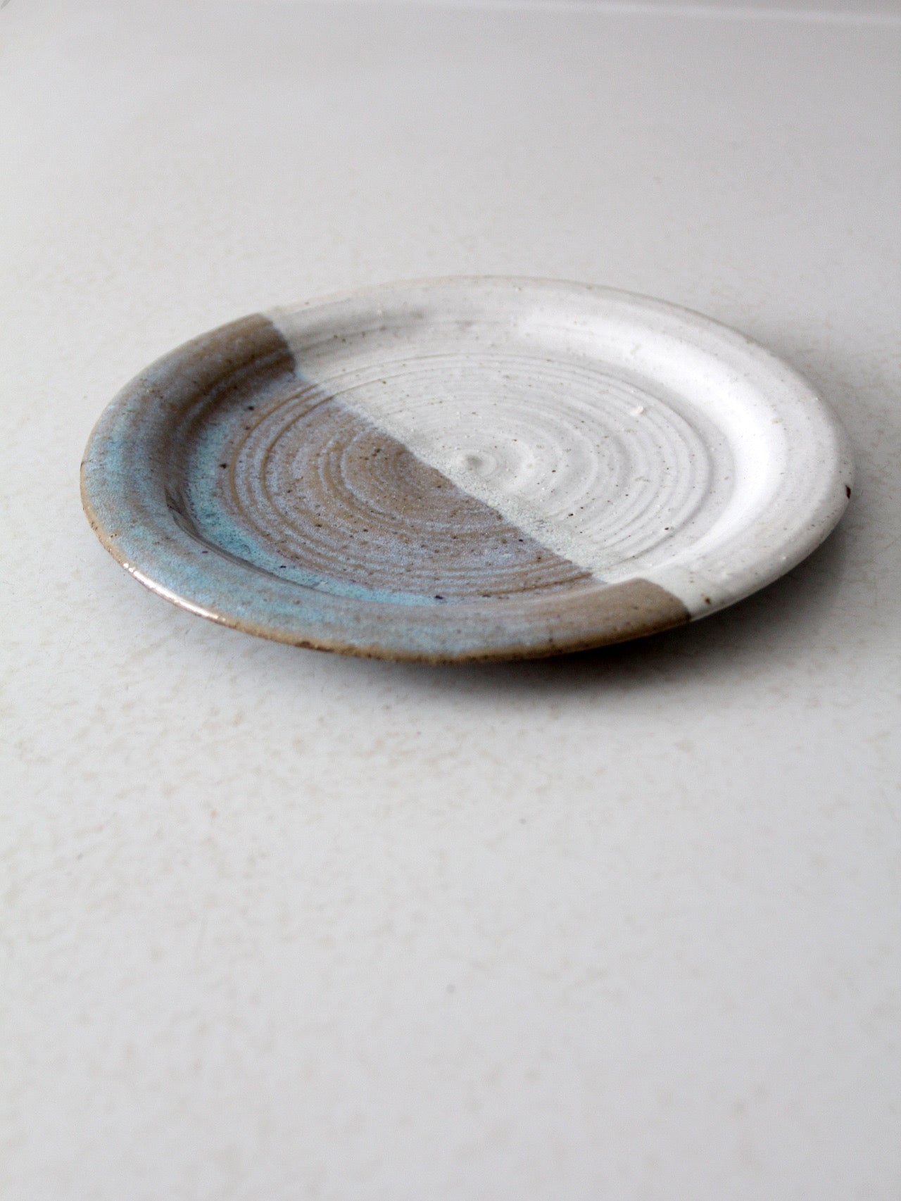 vintage studio pottery plate