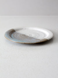 vintage studio pottery plate