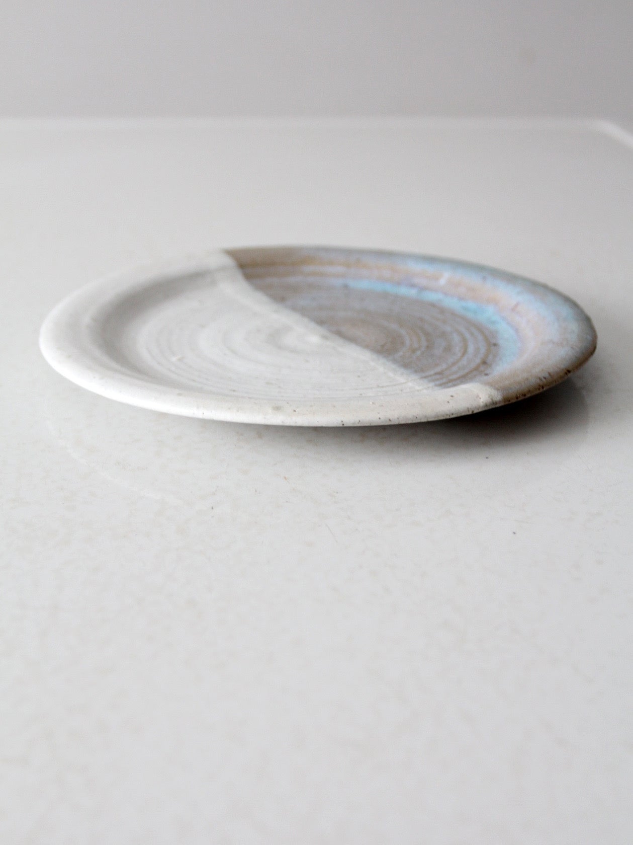 vintage studio pottery plate