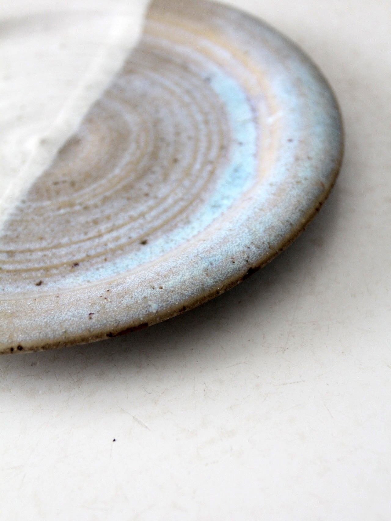 vintage studio pottery plate