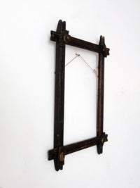 antique tramp art picture frame