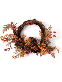 vintage autumn harvest wreath