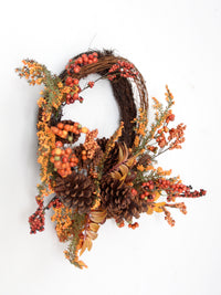vintage autumn harvest wreath