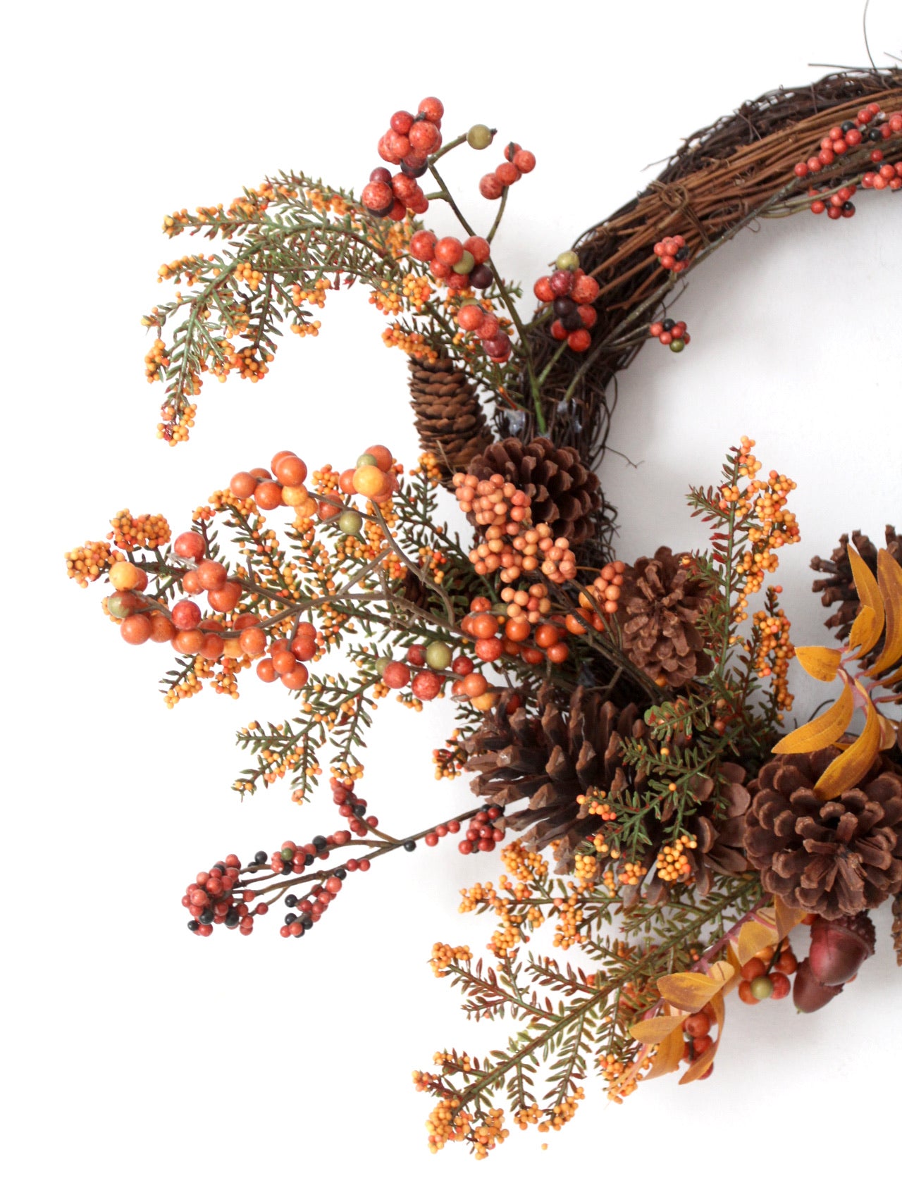 vintage autumn harvest wreath