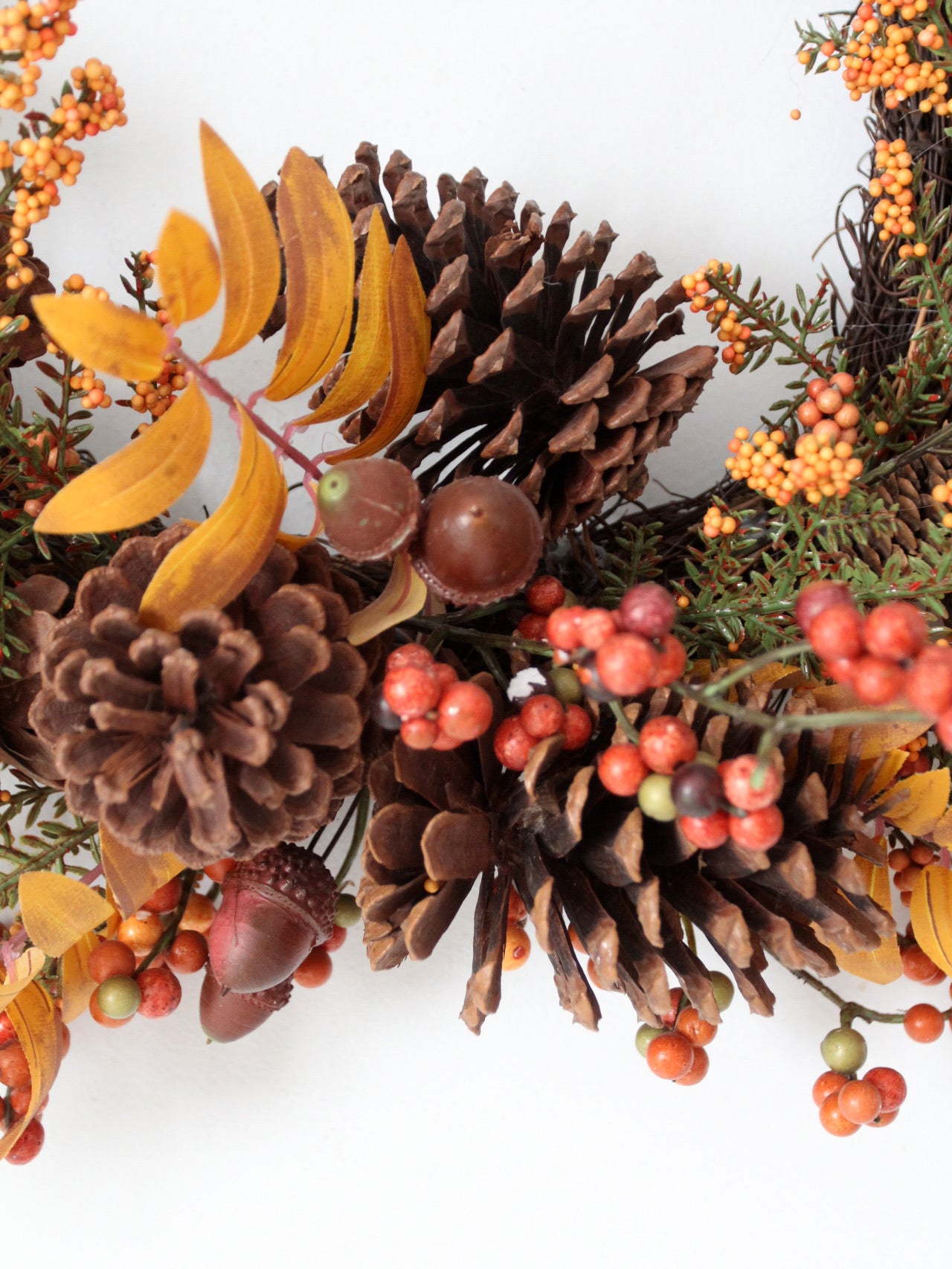 vintage autumn harvest wreath