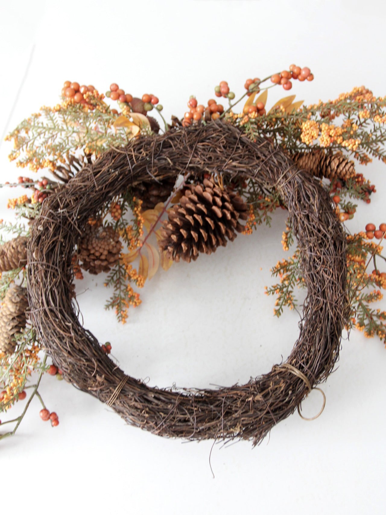 vintage autumn harvest wreath
