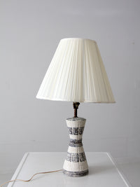 mcm ceramic table lamp