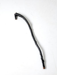 vintage rustic wood walking stick