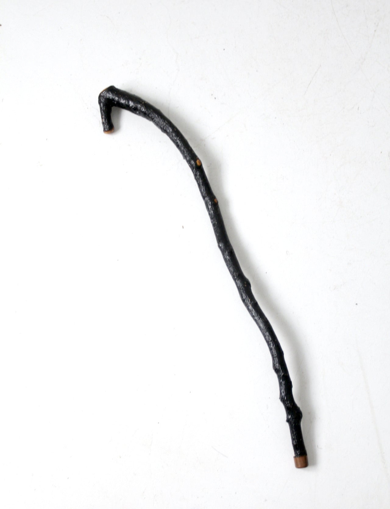 vintage rustic wood walking stick