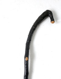 vintage rustic wood walking stick