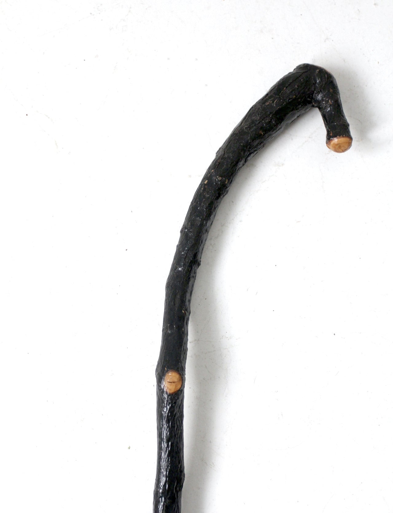 vintage rustic wood walking stick